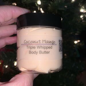 Last one Coconut Mango Luxury Triple Whipped Body Butter Handmade link in bio